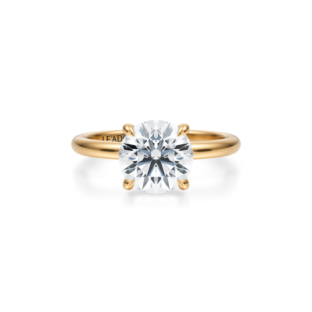 Inel de logodna Round diamond de 1ct din aur
