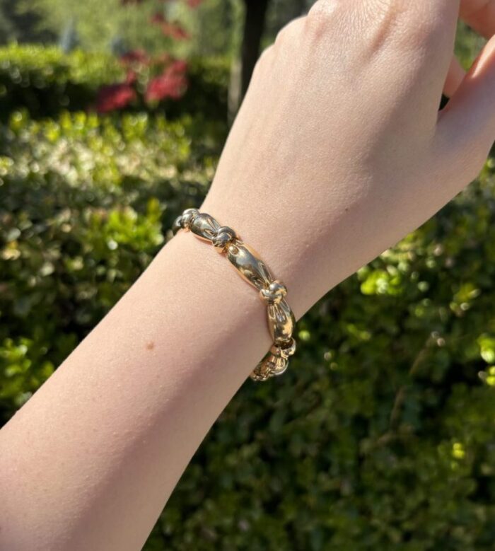 Bratara Van Cleef din aur de 18k