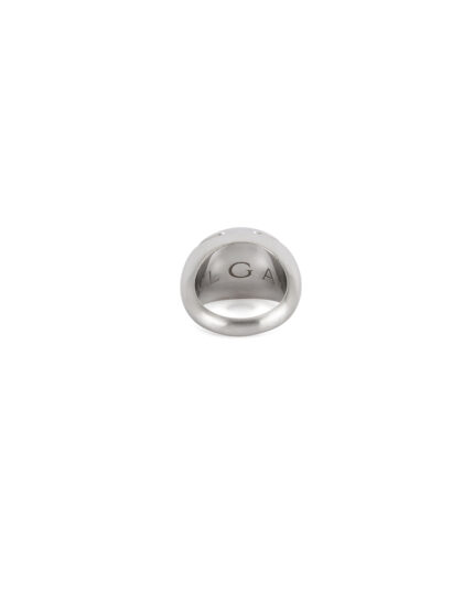 Inel original Bvlgari din aur alb de 18k