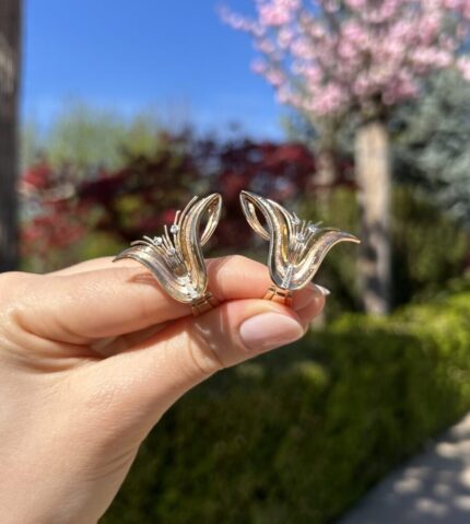 Set din aur de 18k cu diamante naturale