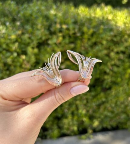 Set din aur de 18k cu diamante naturale