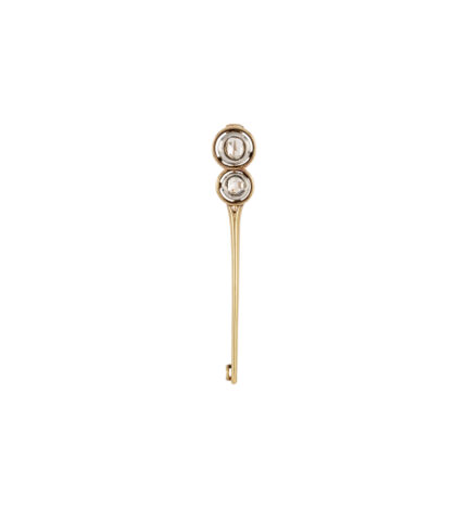 Set vintage din aur de 18k cu diamante naturale