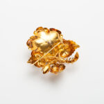 Brosa vintage din aur de 18k