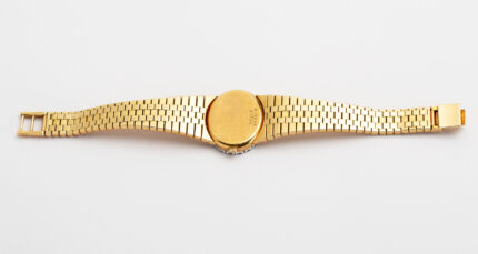 Ceas mecanic Chopard din aur de 18k cu diamante naturale