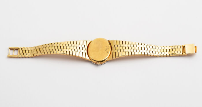 Ceas mecanic Chopard din aur de 18k cu diamante naturale