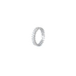 Inel Eternity din aur alb de 18k cu diamante naturale