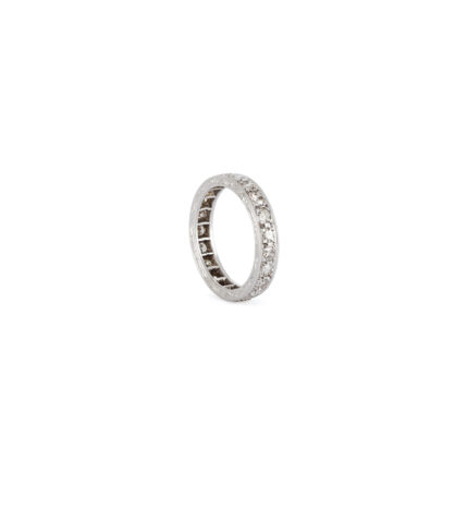 Inel Eternity din paladiu cu diamante naturale