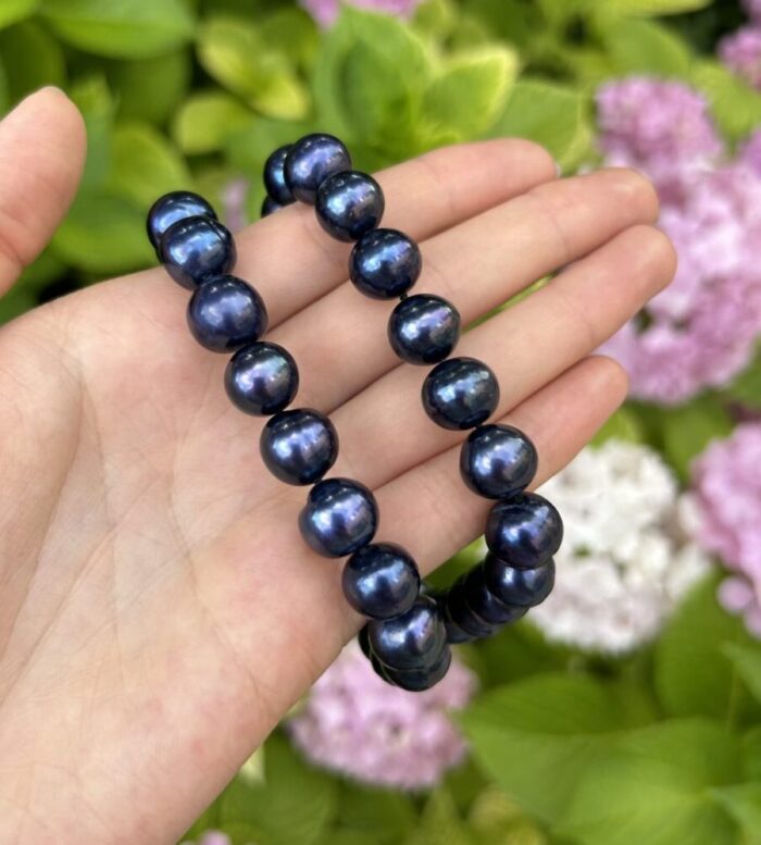 Colier din perle Tahiti si aur de 18k