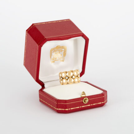 Inel original Cartier din aur de 18k cu diamante naturale