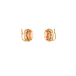 Set vintage din aur de 18k si camee sculptate