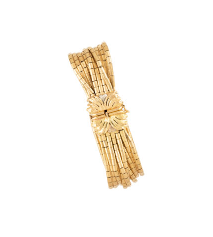 Bratara vintage din aur de 18k