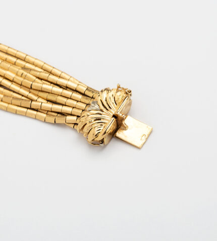 Bratara vintage din aur de 18k