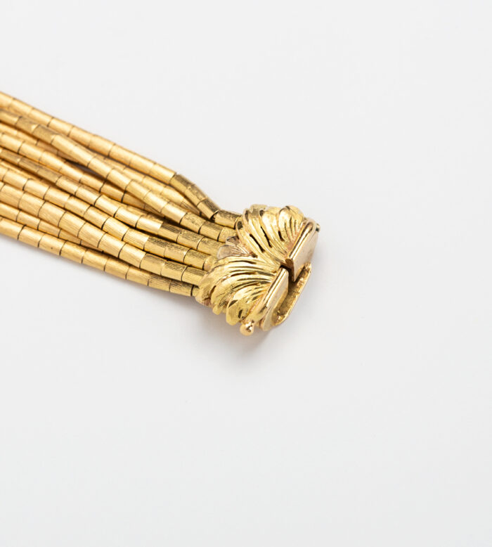 Bratara vintage din aur de 18k