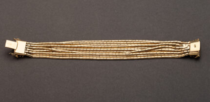 Bratara vintage din aur de 18k