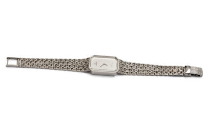 Ceas Omega din aur alb de 18k
