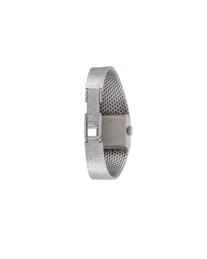 Ceas original Bucherer din aur alb de 18k cu diamante naturale