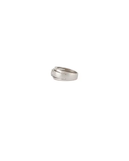 Inel din aur alb de 18k cu diamant natural