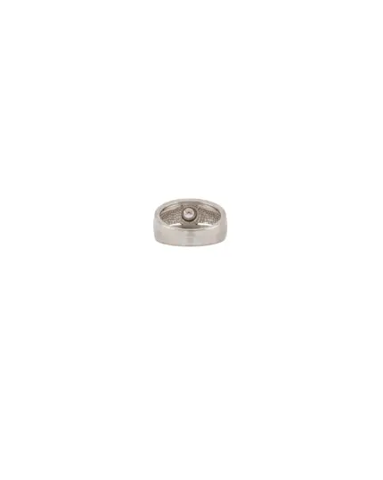Inel din aur alb de 18k cu diamant natural