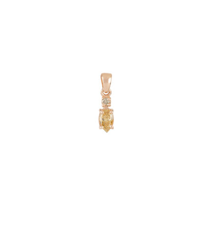 Pandant din aur de 14k cu diamante naturale