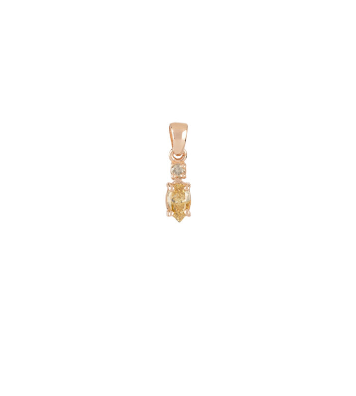 Pandant din aur de 14k cu diamante naturale