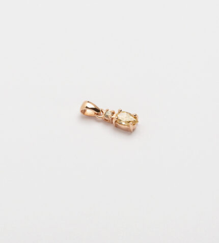 Pandant din aur de 14k cu diamante naturale