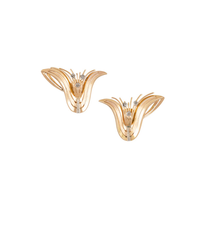 Set din aur de 18k cu diamante naturale