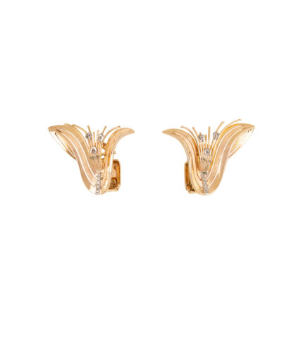 Set din aur de 18k cu diamante naturale