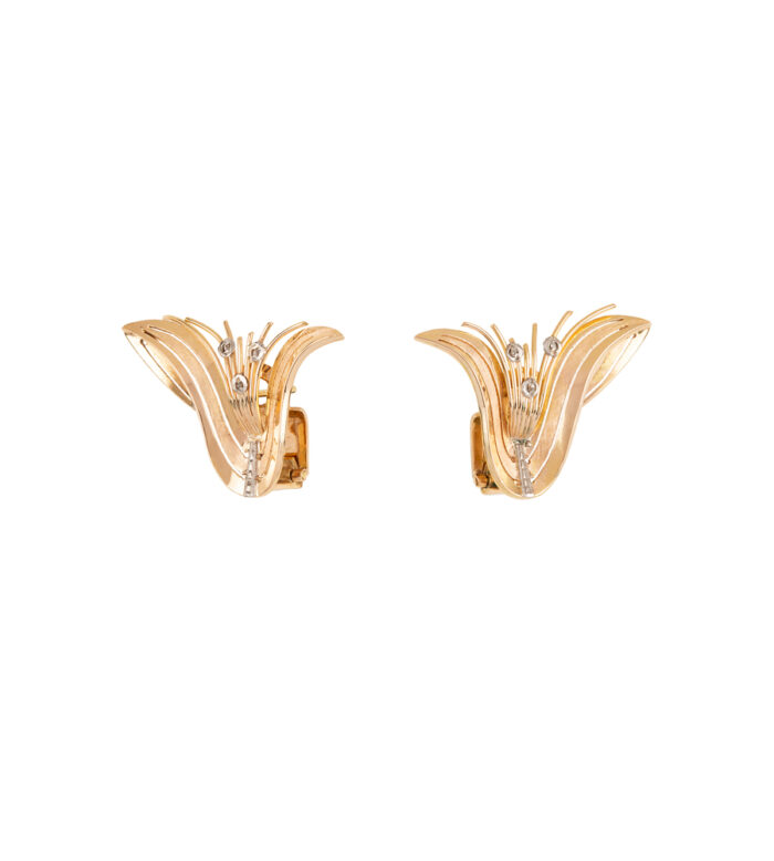 Set din aur de 18k cu diamante naturale