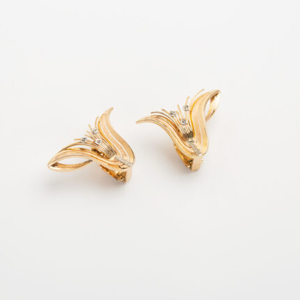 Set din aur de 18k cu diamante naturale