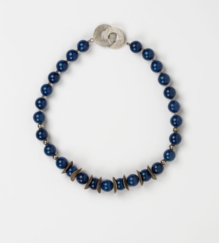 Colier cu lapis lazuli si argint