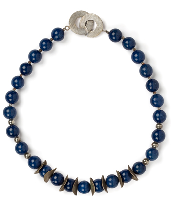 Colier cu lapis lazuli si argint