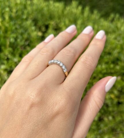 Inel din aur de 18k cu diamante naturale