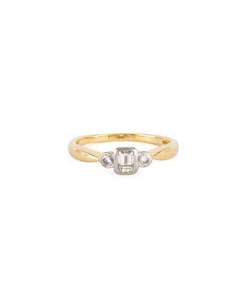 Inel din aur de 18k cu diamante naturale