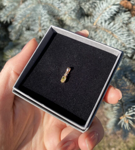 Pandant din aur de 14k cu diamante naturale