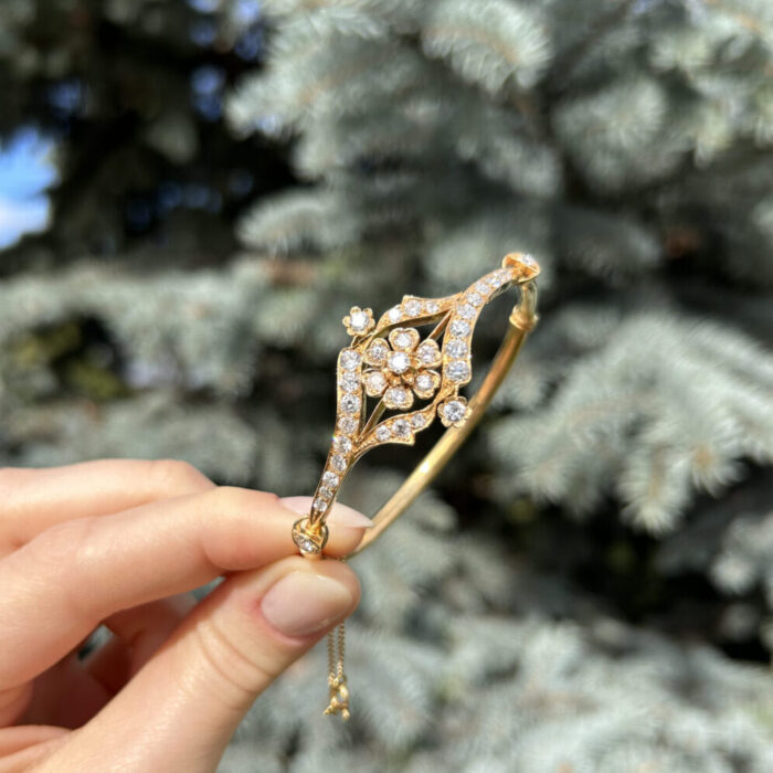 Bratara din aur de 18k cu diamante naturale
