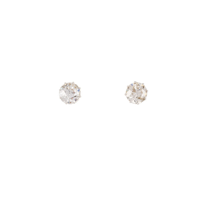 Cercei stud cu diamante naturale 3ct