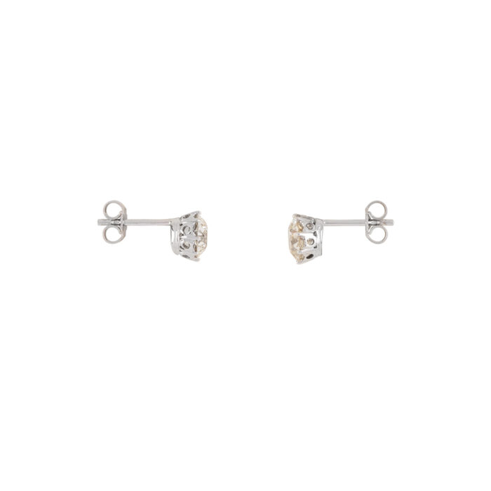 Cercei stud cu diamante naturale 3ct