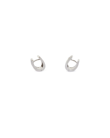 Cercei aur alb de 14k cu diamante naturale