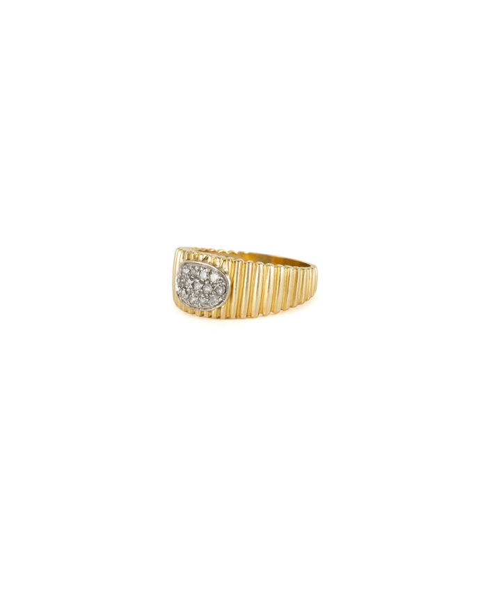 Inel din aur de 18k cu diamante naturale
