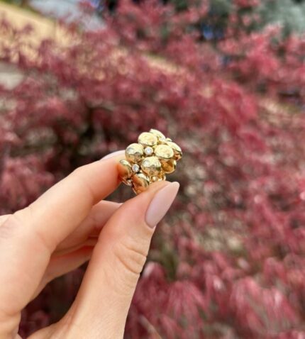 Inel original Cartier din aur de 18k cu diamante naturale