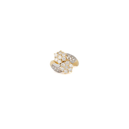 Inel din aur de 14k cu diamante naturale