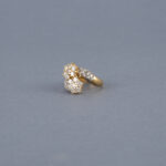 Inel din aur de 14k cu diamante naturale