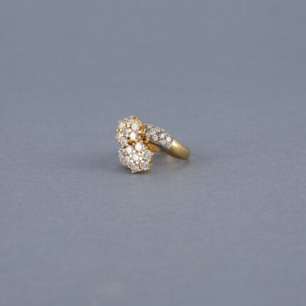 Inel din aur de 14k cu diamante naturale