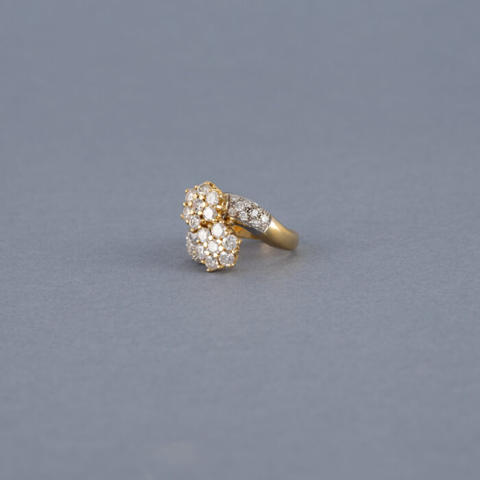 Inel din aur de 14k cu diamante naturale