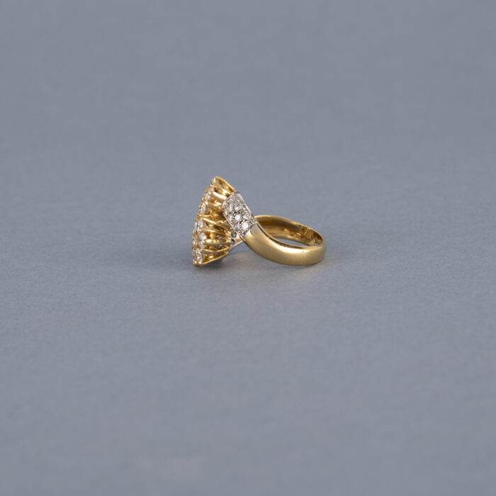 Inel din aur de 14k cu diamante naturale