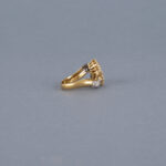 Inel din aur de 14k cu diamante naturale
