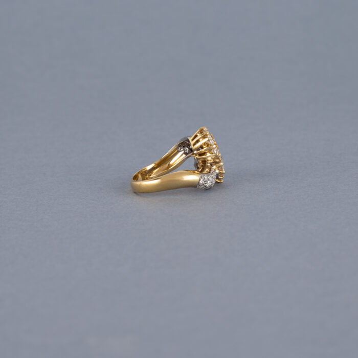 Inel din aur de 14k cu diamante naturale