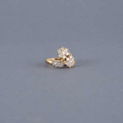 Inel din aur de 14k cu diamante naturale
