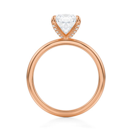 Inel de logodna Cushion cut diamond de 1ct din aur