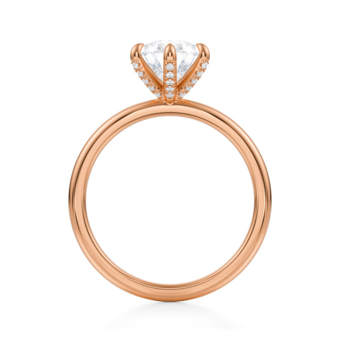 Inel de logodna Pear diamond de 1ct din aur